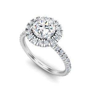 Halo Engagement Ring - HL0051