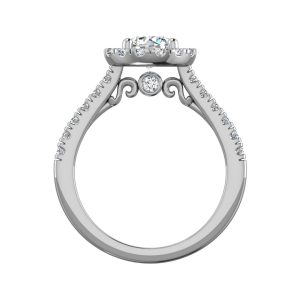 Halo Engagement Ring - HL0053